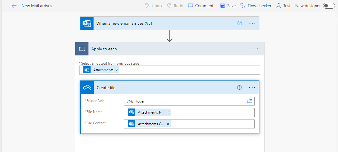 Automatically Save Outlook Attachments To Onedrive With Microsoft Power Automate Crmonce 7579