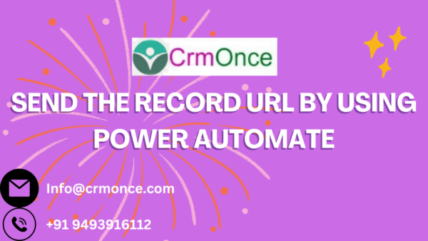 Send the Record URL by using Power Automate